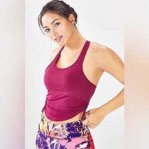 Fabletics Cashel Medium Impact Midi Sports Bra Workout Top size M